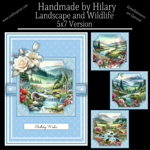 Landscape and Wildlife - 5x7 Version