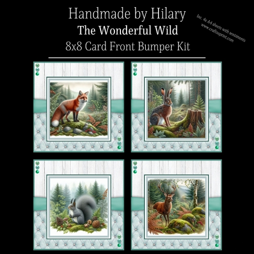The Wonderful Wild - 8x8 Card Fronts