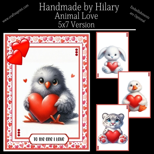 Animal Love - 5x7 Version