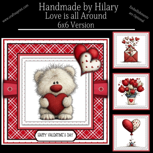 Love is all Around - 6x6 Version