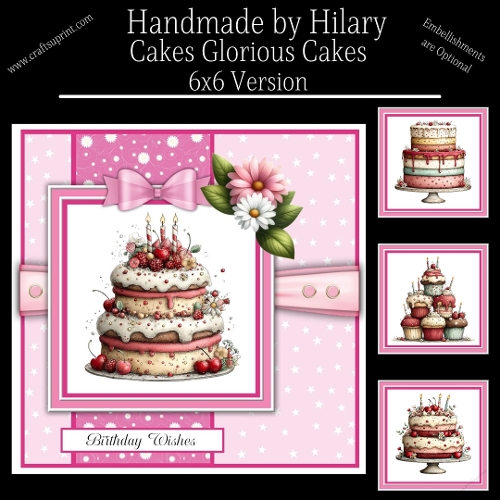 Cakes Glorious Cakes - 6x6 Version