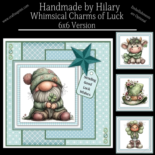 Whimsical Charms of Luck - 6x6 Version