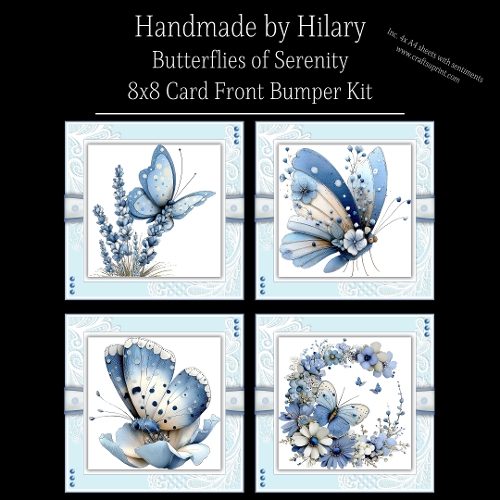 Butterflies of Serenity - 8x8 Card Fronts