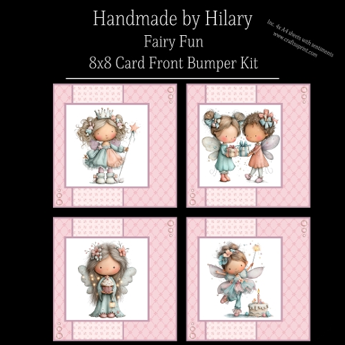 Fairy Fun - 8x8 Card Fronts