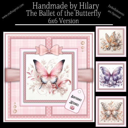 The Ballet of the Butterfly - 6x6 Version