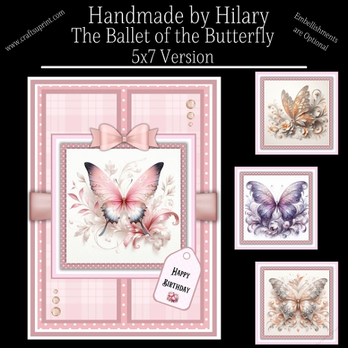 The Ballet of the Butterfly - 5x7 Version