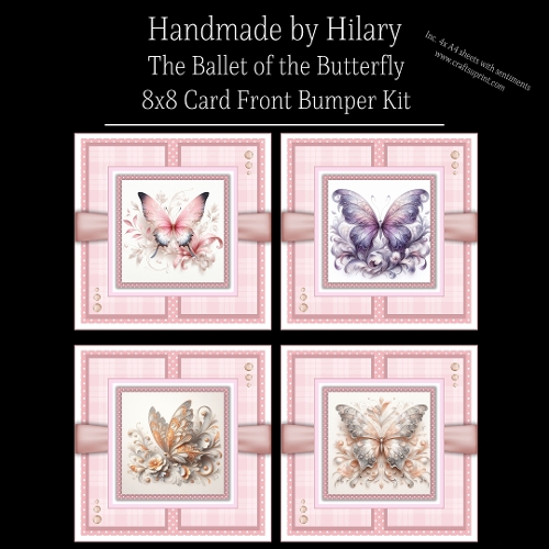 The Ballet of the Butterfly - 8x8 Card Fronts