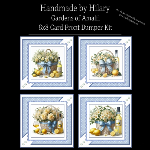 Gardens of Amalfi - 8x8 Card Fronts
