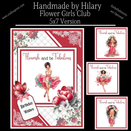 Flower Girls Club - 5x7 Version