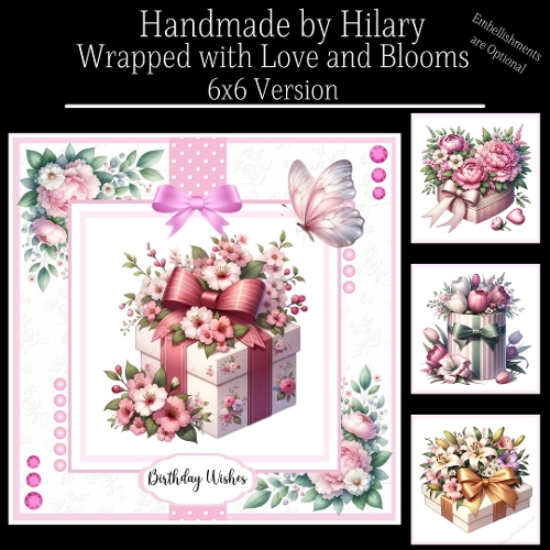 Wrapped with Love and Blooms - 6x6 Version