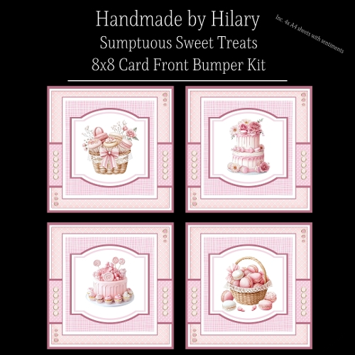 Sumptuous Sweet Treats - 8x8 Card Fronts