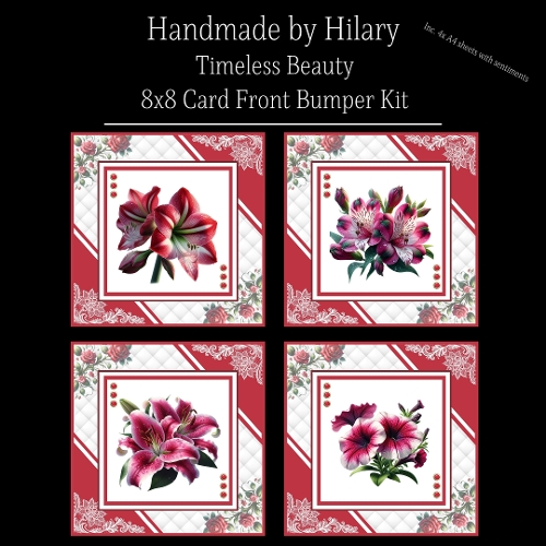 Timeless Beauty - 8x8 Card Fronts