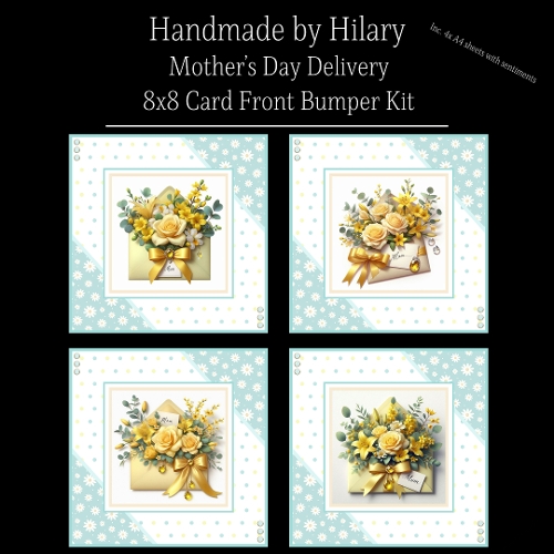 Mothers Day Delivery - 8x8 Card Fronts