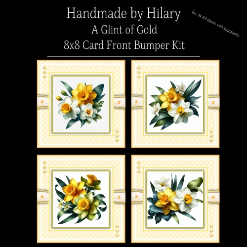 A Glint of Gold - 8x8 Card Fronts
