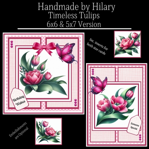 Timeless Tulips - 6x6 and 5x7 Version
