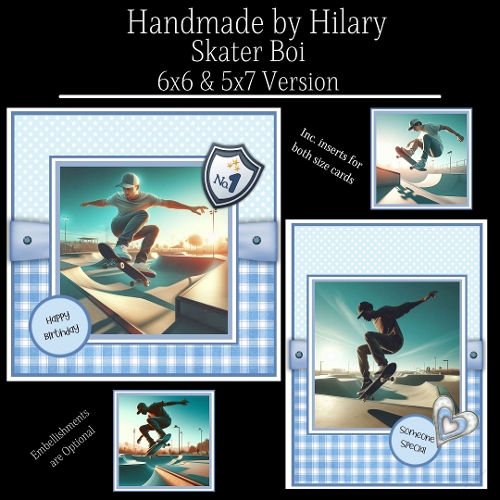 Skater Boi - 6x6 and 5x7 Version