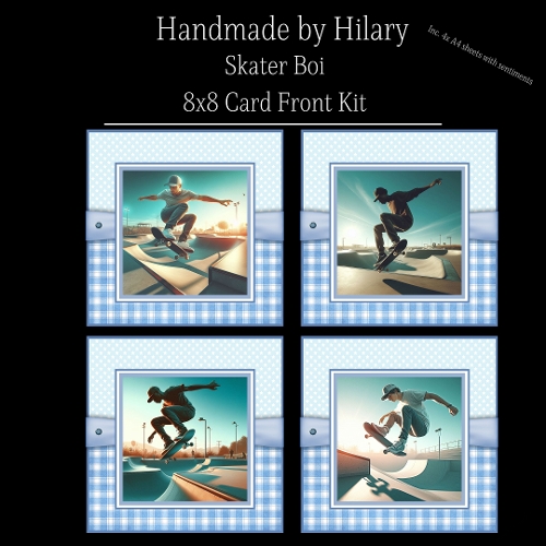 Skater Boi - 8x8 Card Fronts