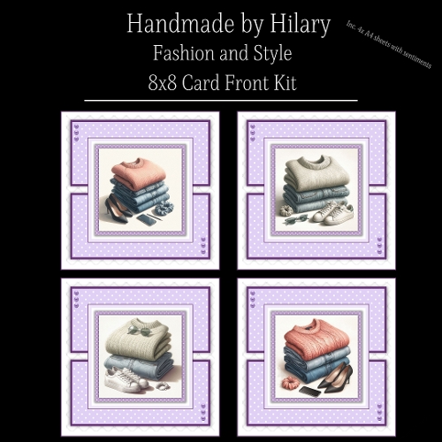 Fashion and Style - 8x8 Card Fronts