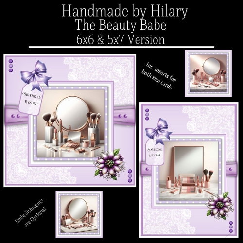 The Beauty Babe - 6x6 and 5x7 Version