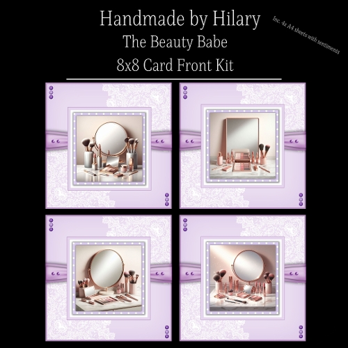 The Beauty Babe - 8x8 Card Fronts