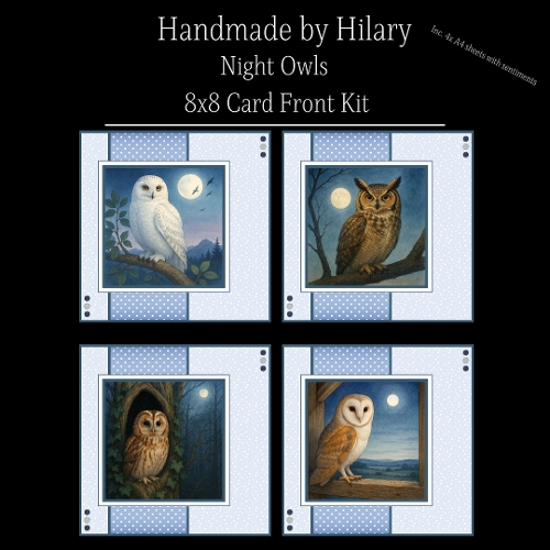 Night Owls - 8x8 Card Fronts