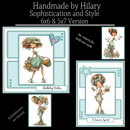 Sophistication and Style - 6x6 and 5x7 Version