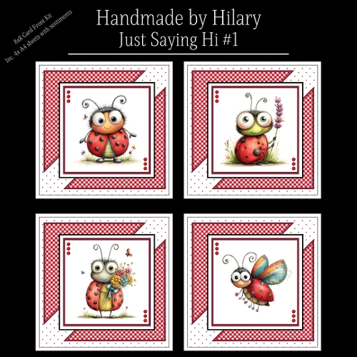 Just Saying Hi #1 - 8x8 Card Fronts