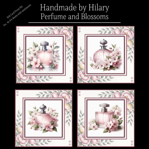 Perfume and Blossoms - 8x8 Card Fronts