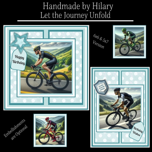 Let the Journey Unfold - 6x6 and 5x7 Version