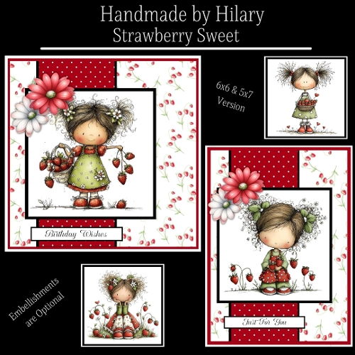 Strawberry Sweet - 6x6 and 5x7 Version
