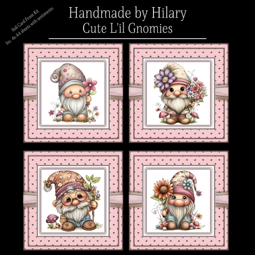 Cute Lil Gnomies - 8x8 Card Fronts