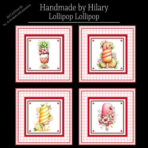 Lollipop Lollipop - 8x8 Card Fronts