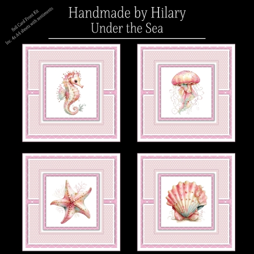 Under the Sea - 8x8 Card Fronts