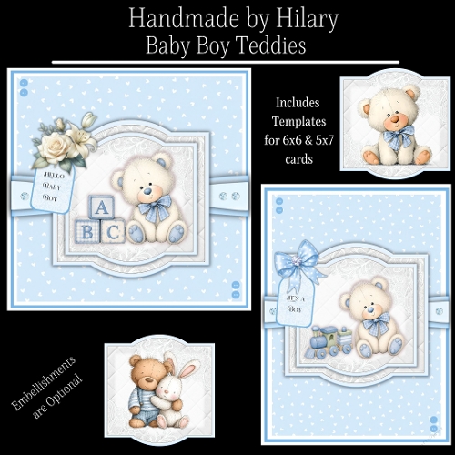 Baby Boy Teddies