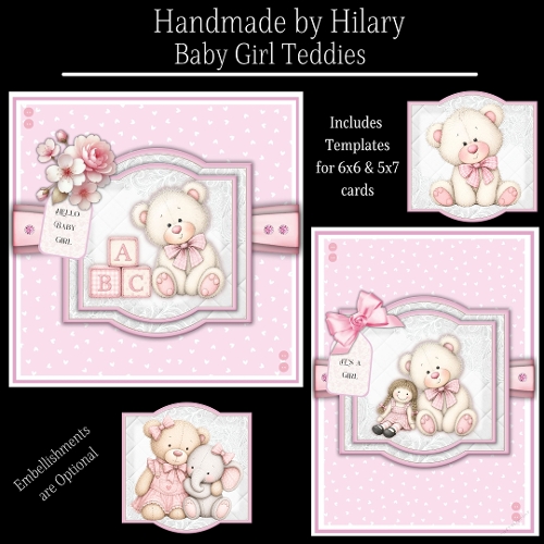 Baby Girl Teddies