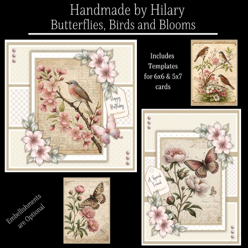 Butterflies, Birds and Blooms