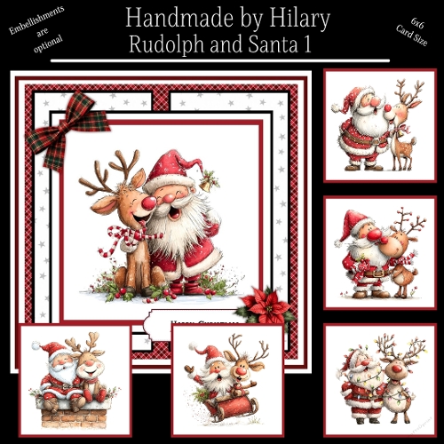 Rudolph and Santa 1