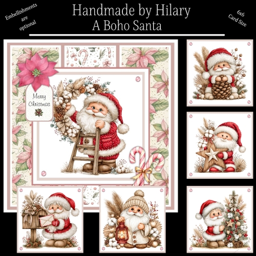 A Boho Santa
