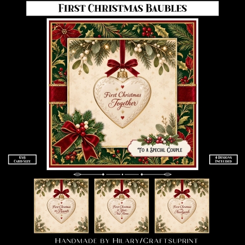 First Christmas Baubles