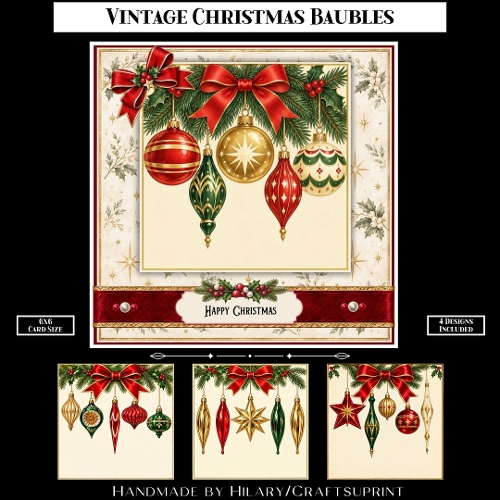Vintage Christmas Baubles