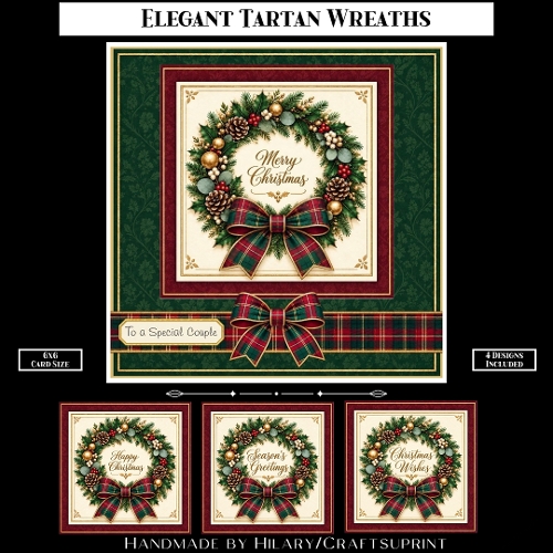 Elegant Tartan Wreaths