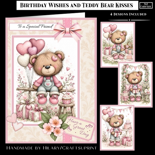 Birthday Wishes and Teddy Bear Kisses