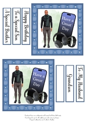 Ethnic Male - The Modern Man Card Toppers #2