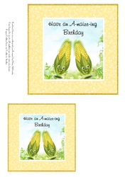 Humourous Corn Card