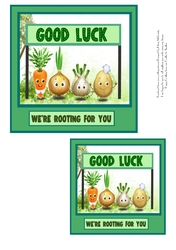 Good Luck Vegetable Card