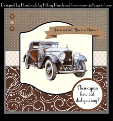 7 Inch Square Card Mini Kit - Classic Car #3