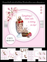 Milkshake and Cupcake