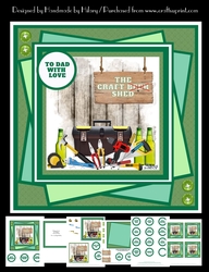 7 inch mini-kit birthday card - DIY Shed
