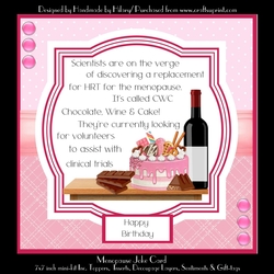 Menopause Joke Card