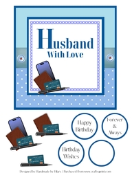 Husband Quick Card (7x7 inch square)
